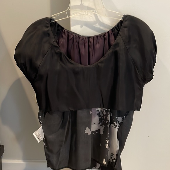 EUC silk Alexander McQueen puff sleeve shirt - Picture 5 of 5